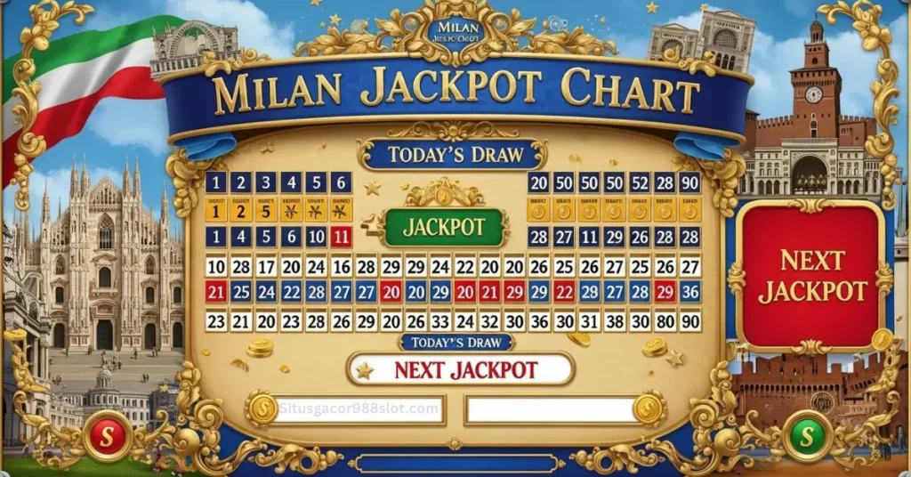 milan jackpot chart