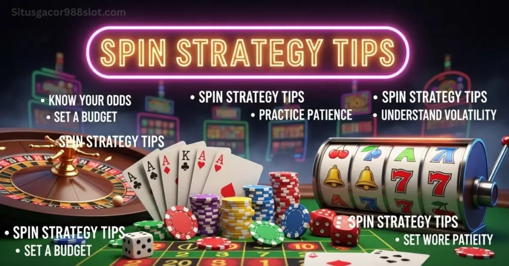 Spin Strategy Tips – That Help You Play Smarter and Win More spin strategy tips